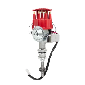 Ready-to-Run Distributor for Ford 351 Windsor V8 Engines (Red)