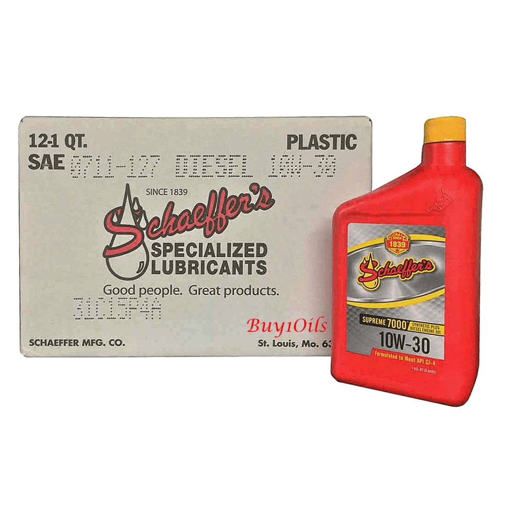 Schaeffer's SynShield OTR 10W-30 Diesel Oil (12 quarts)
